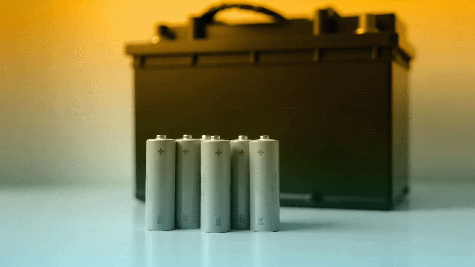 Image of a various batteries